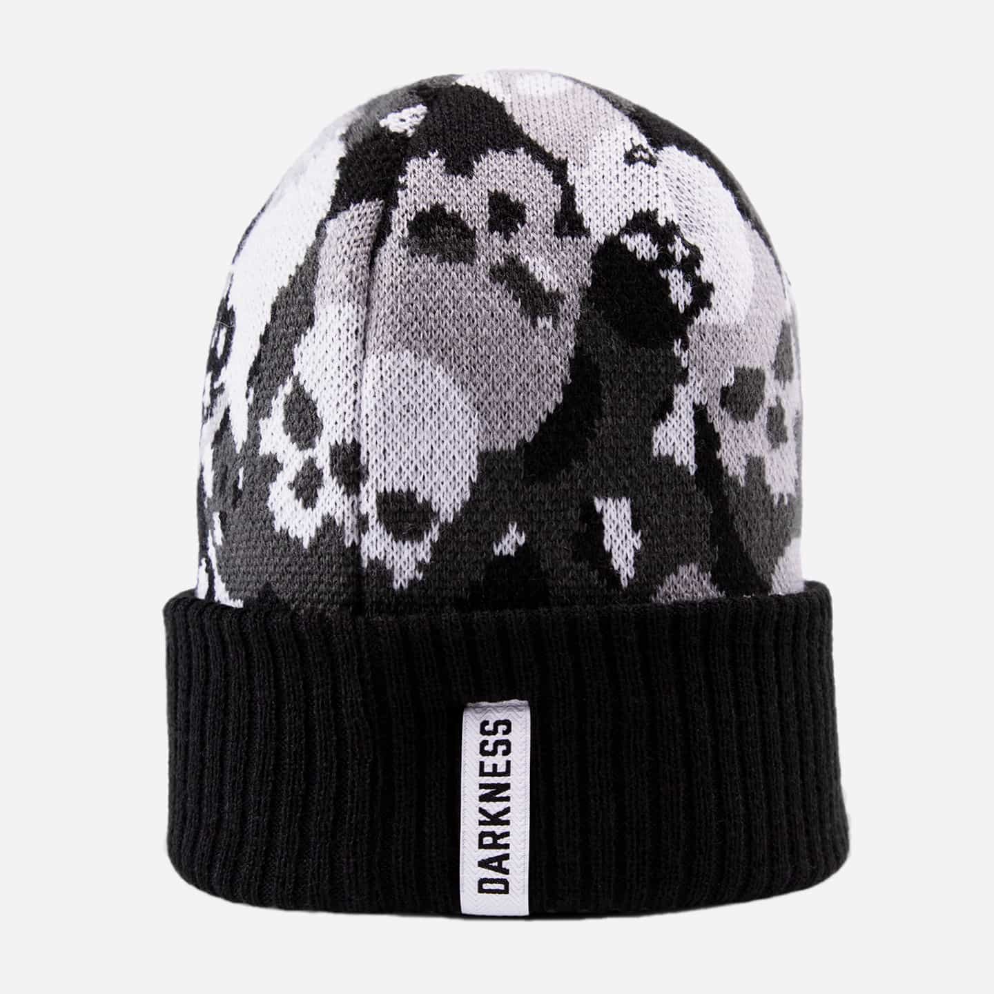 Darkness Skull Camo Cuff Beanie