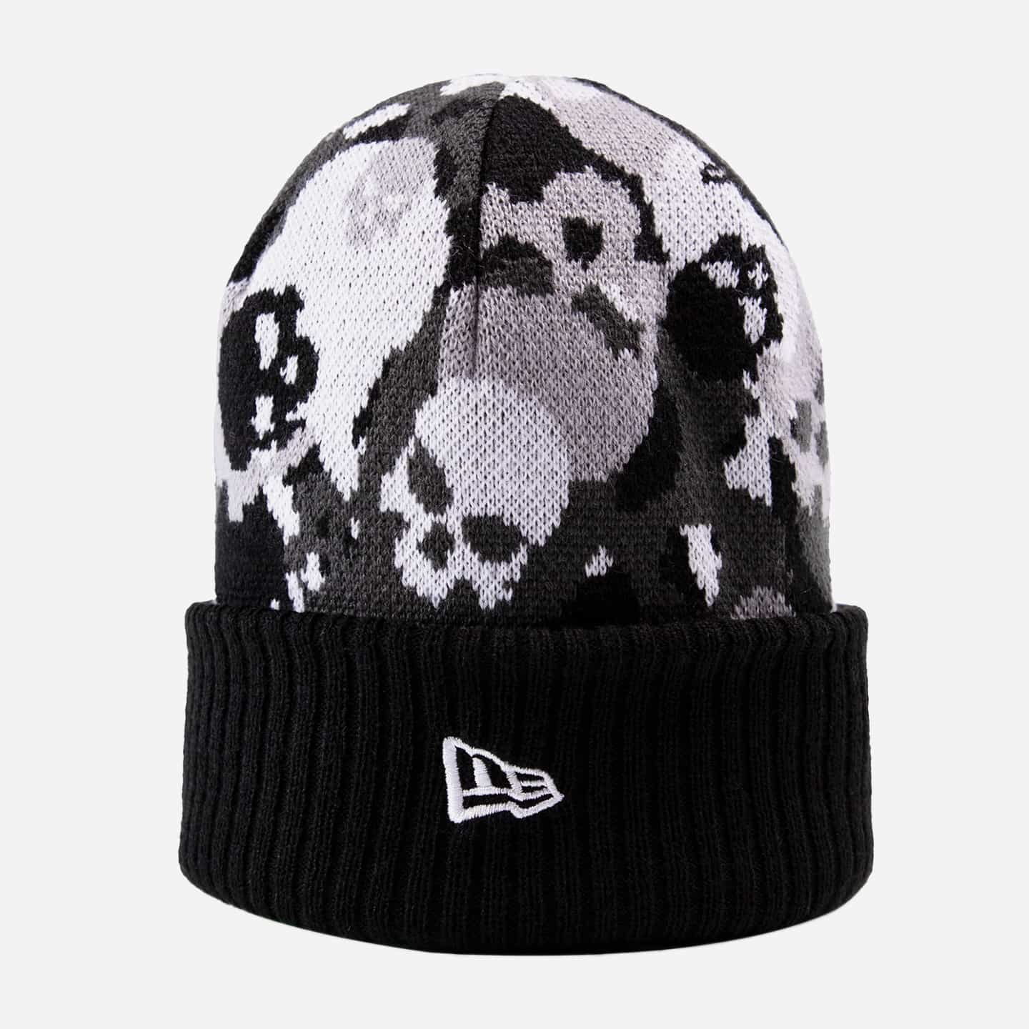 Darkness Skull Camo Cuff Beanie