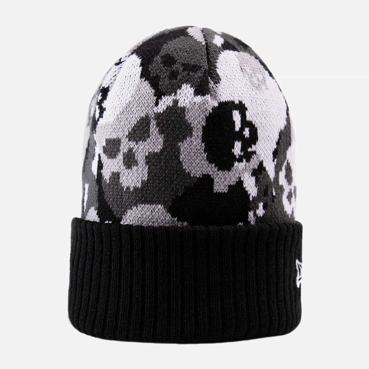 Darkness Skull Camo Cuff Beanie