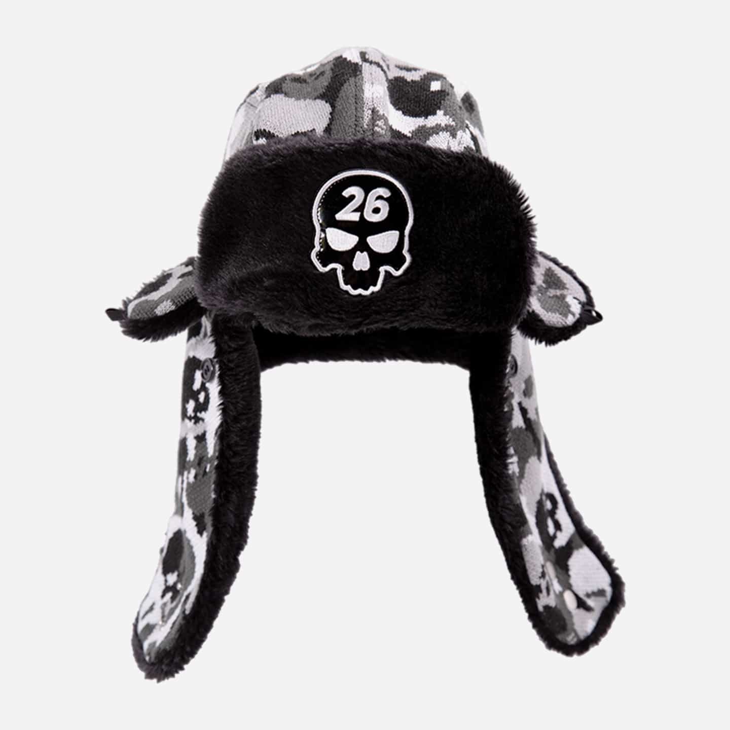 Darkness Skull Trapper Hat