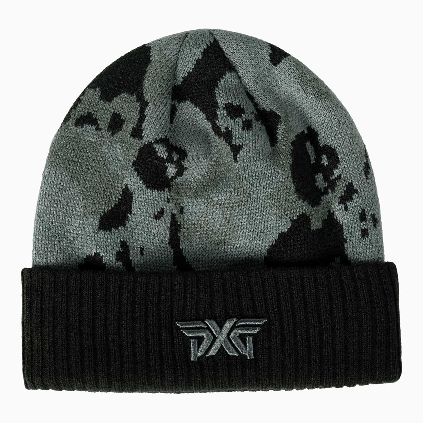 Darkness Skull Camo Cuffed Beanie