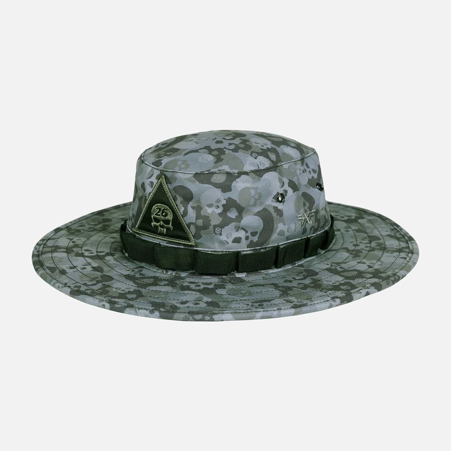 Darkness Skull Camo Bush Hat
