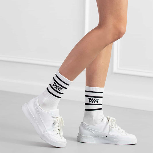 Women's Stripe Crew Socks - PXG UK