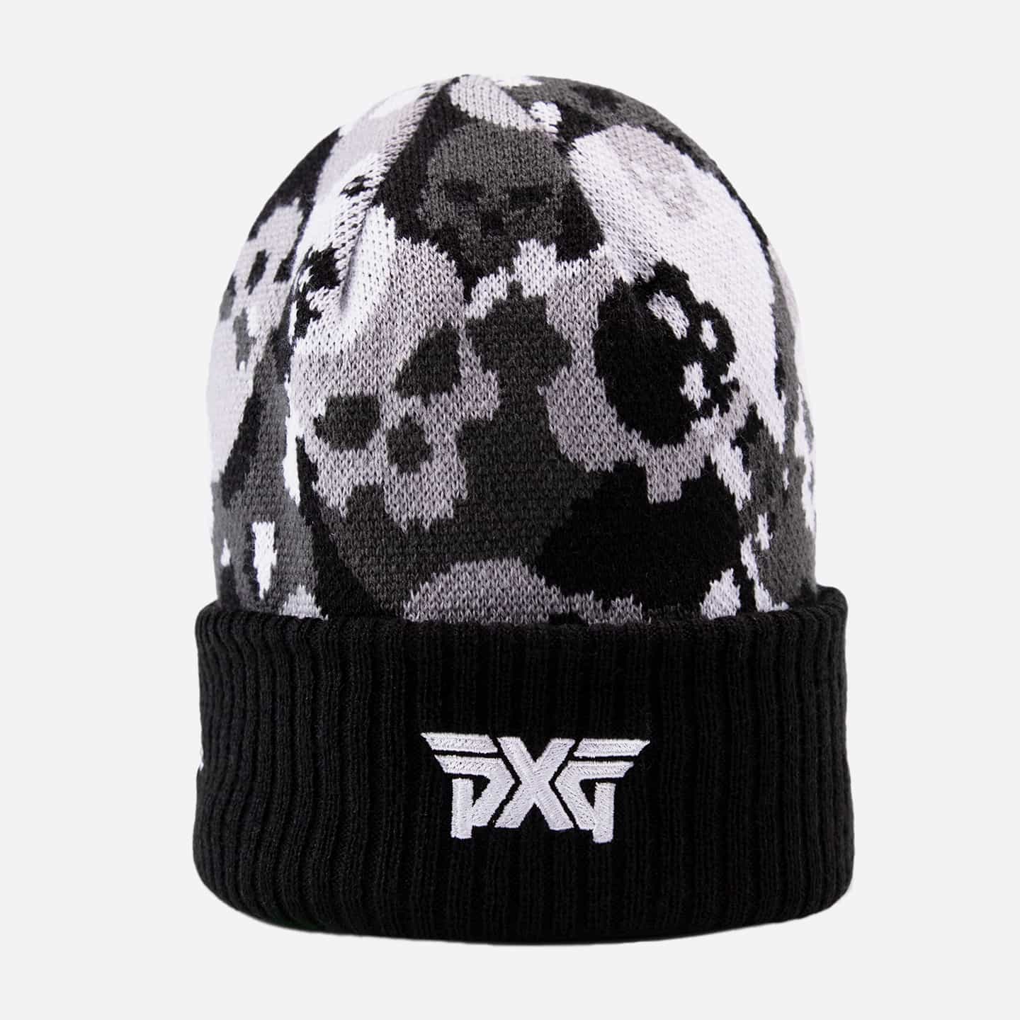 PXG Darkness Skull Camo Cuff Beanie