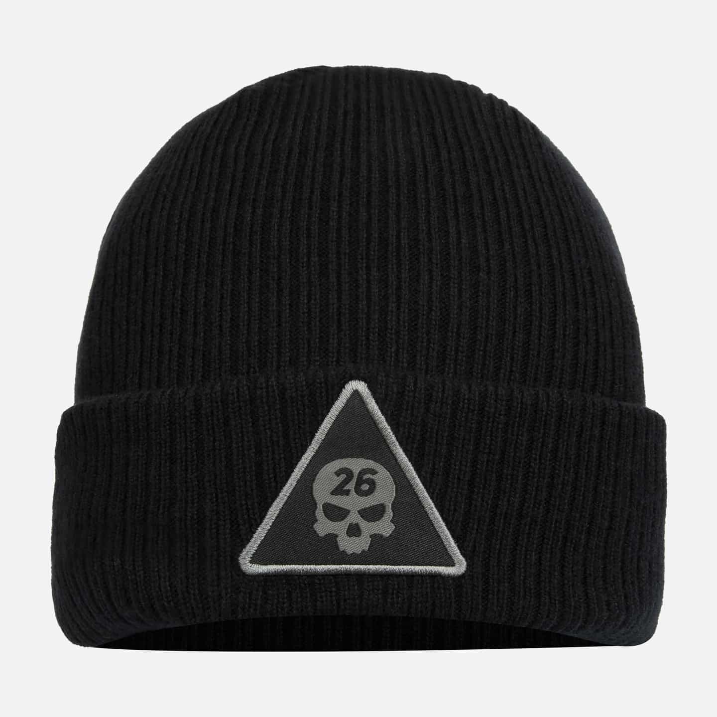 Darkness Triangle Knit Beanie