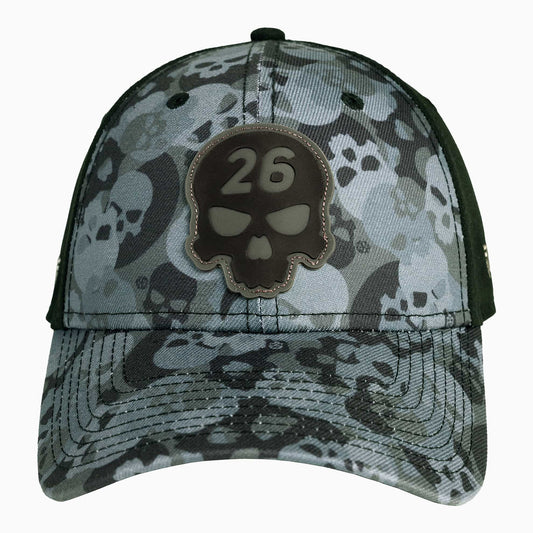 Darkness Skull Camo Stitched Logo 9FORTY Snapback Cap - PXG UK