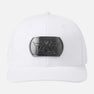 6 Panel Dog Tag Structured Low Crown Snapback
