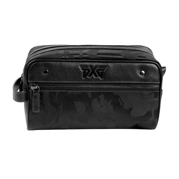 PXG「Fairway Camo」デジタル迷彩柄のダブルジップ式ゴルフポーチ Woven-Fairway-Camo-Toiletry-